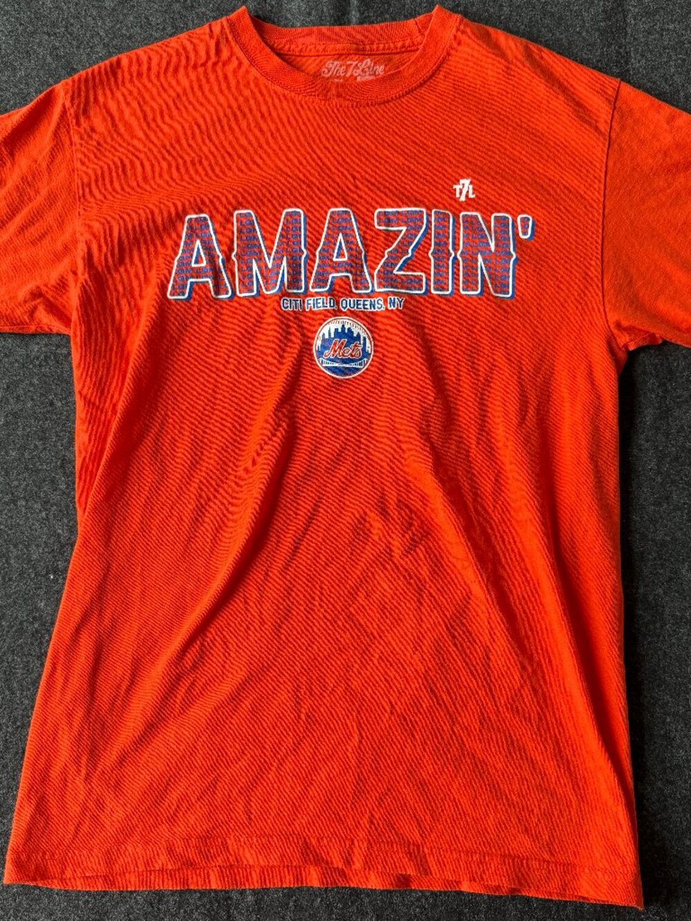 NY Mets The 7 Line AMAZIN Shirt Medium